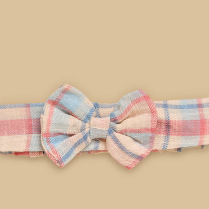 Checked Playsuit with Headband
