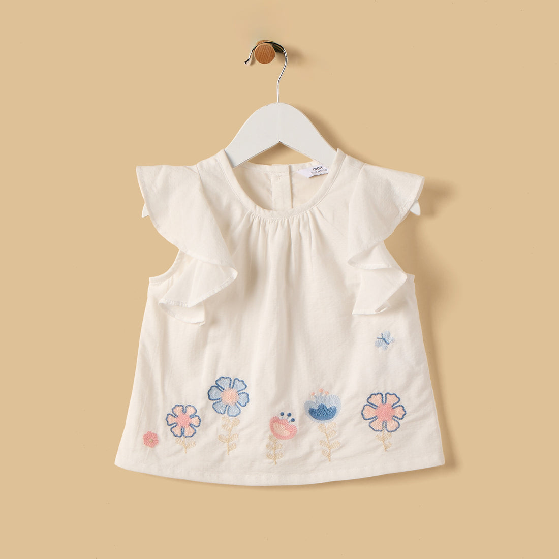 Embroidered Top and Shorts Set