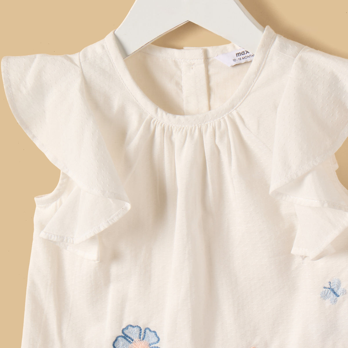 Embroidered Top and Shorts Set