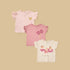 Pack of 3 - Embellished Cotton T-shirt - Pink / 12-18 mths