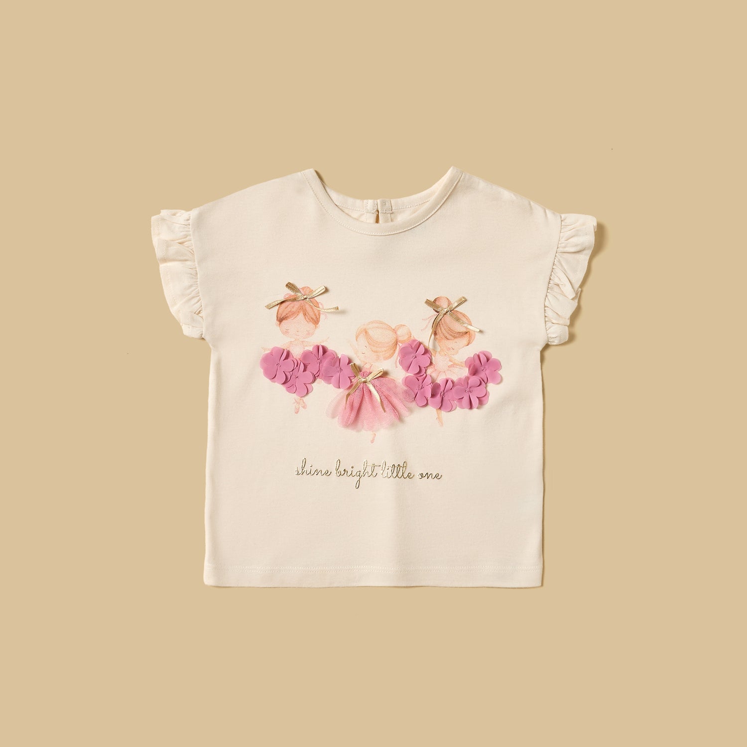 Pack of 3 - Embellished Cotton T-shirt
