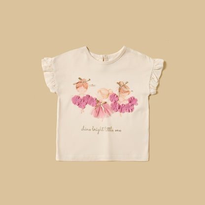 Pack of 3 - Embellished Cotton T-shirt