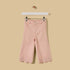 Embroidered Wide Leg Jeans - Pink