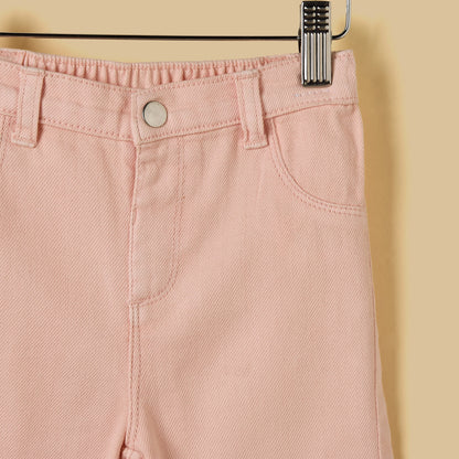 Embroidered Wide Leg Jeans