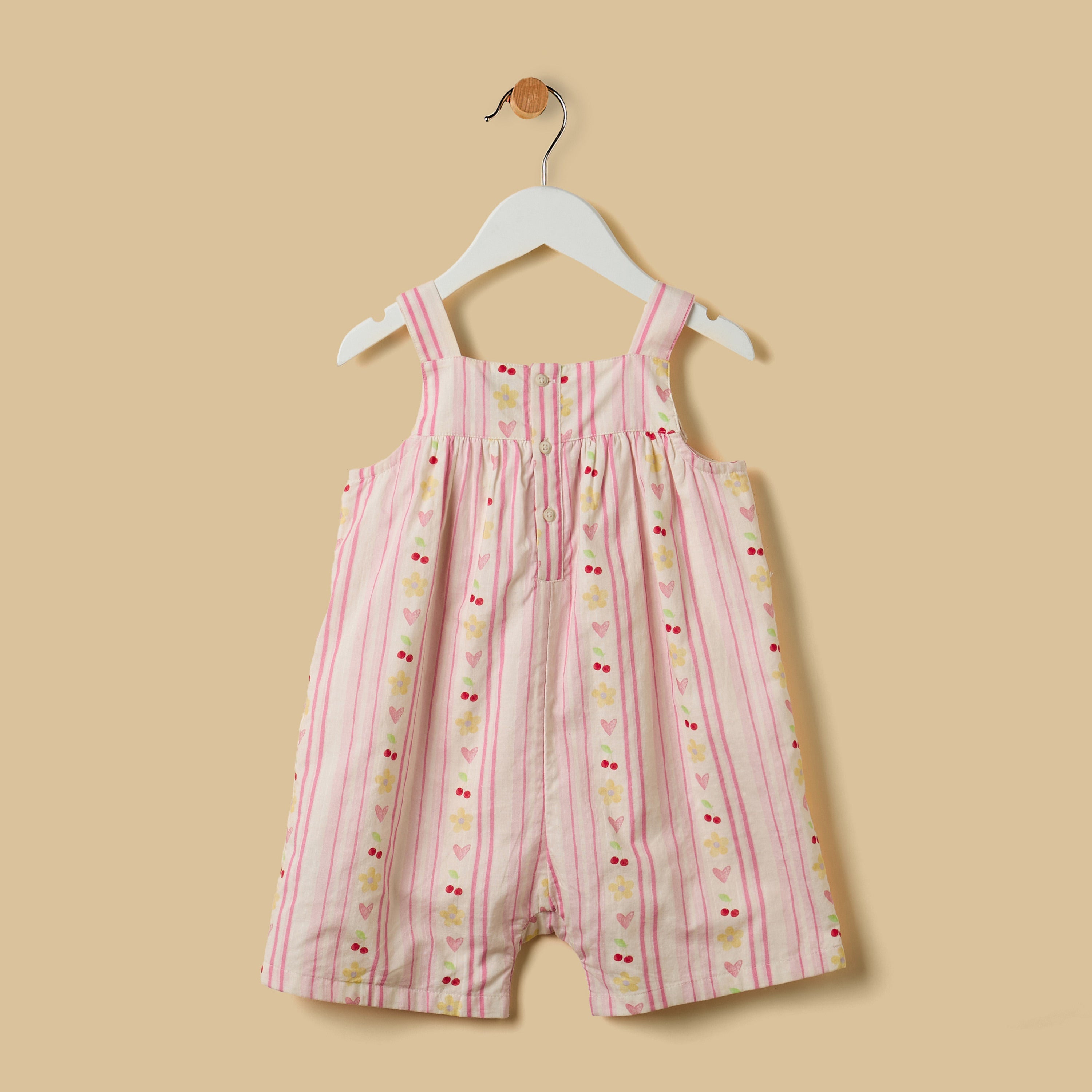 Crochet Design Romper with Cap