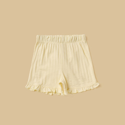 Pack of 3 - Assorted Shorts with Ruffle Hem