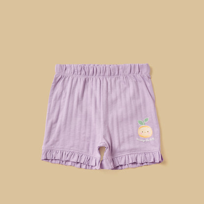 Pack of 3 - Assorted Shorts with Ruffle Hem