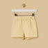 Sequin Embellished Tweed Shorts - Yellow / 12-18 mths