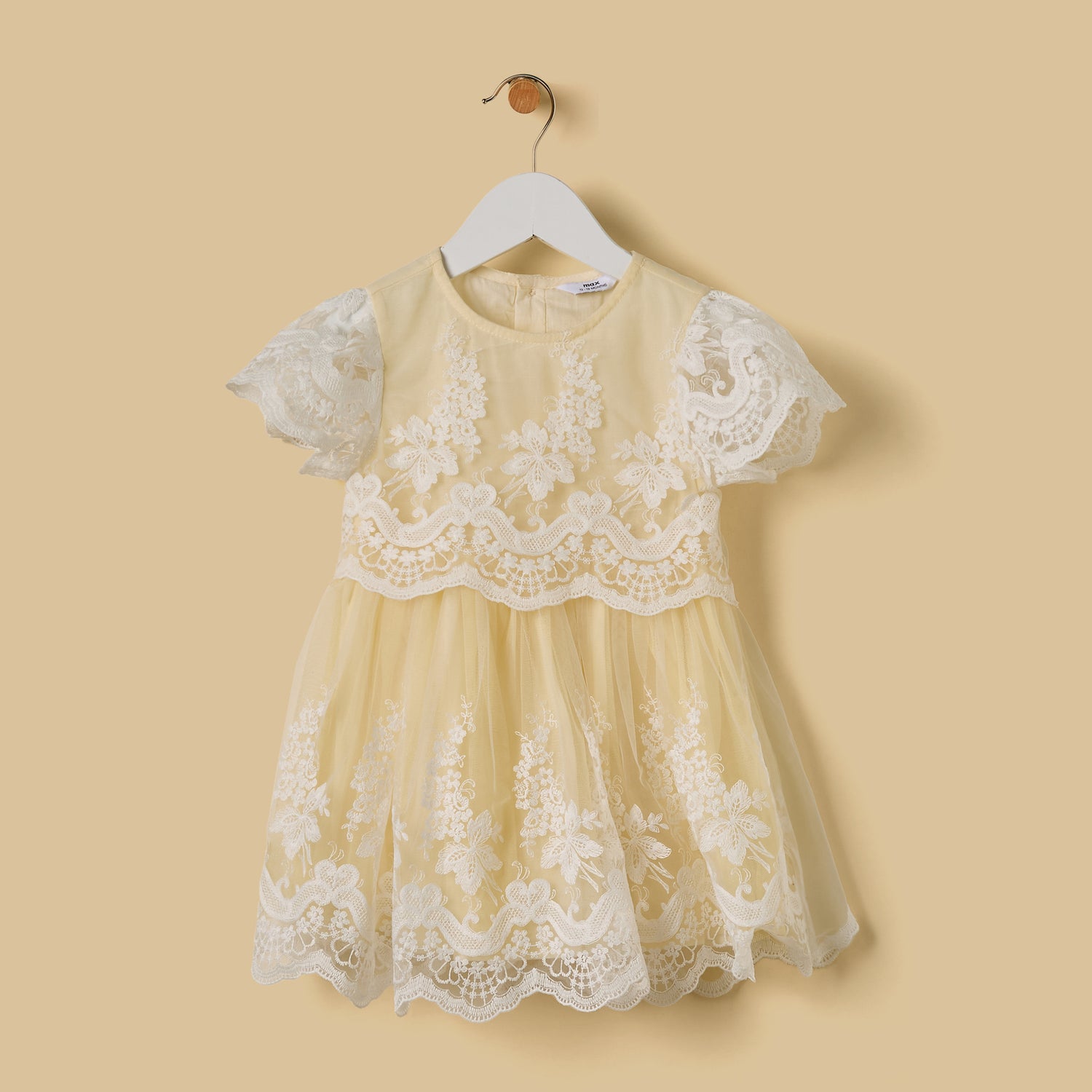 Mesh Overlay Dress with Bloomers