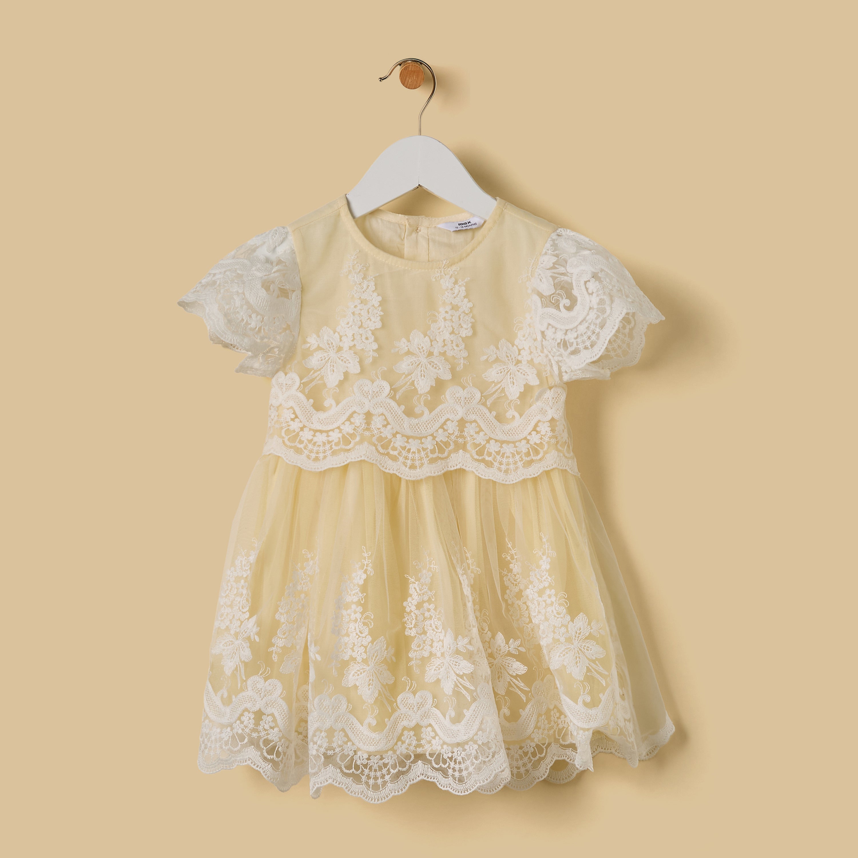 Mesh Overlay Dress with Bloomers