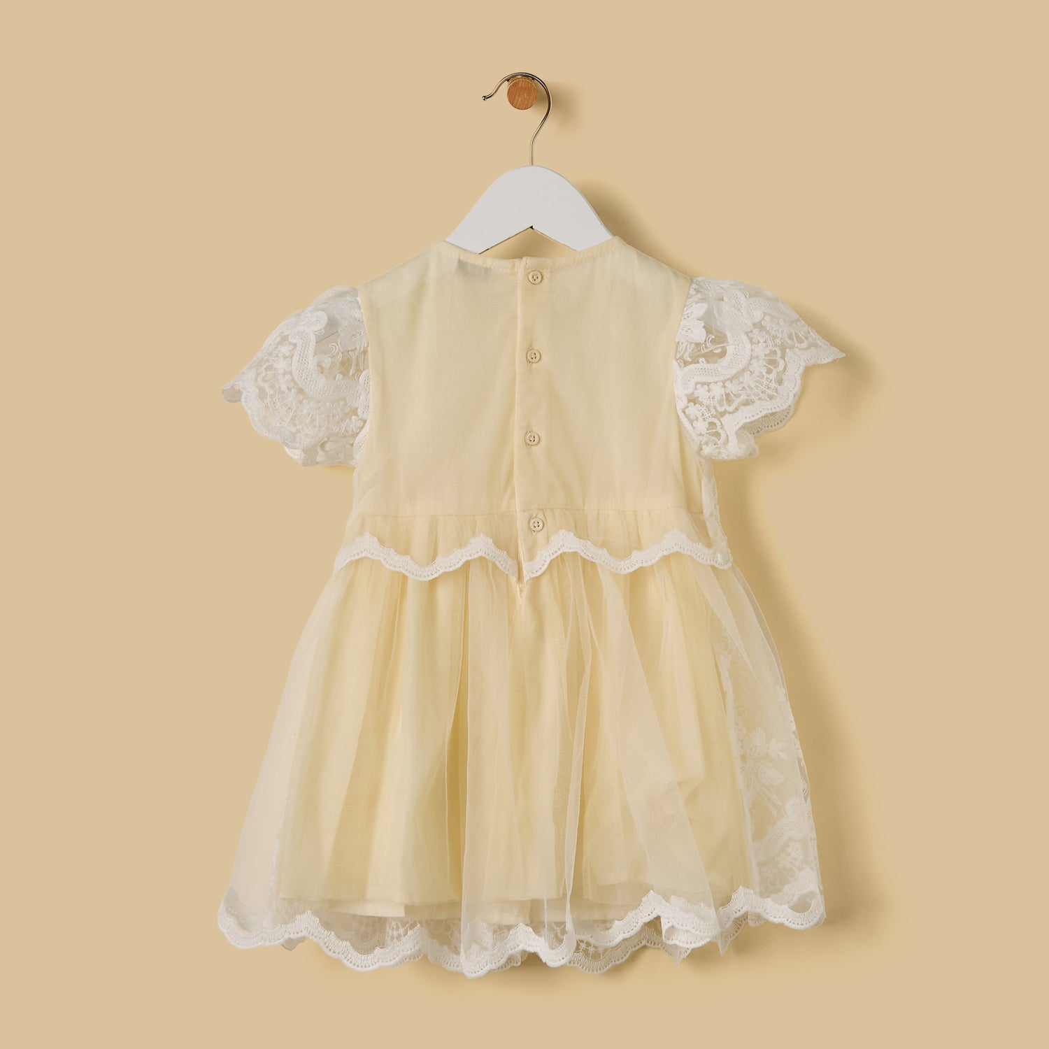 Mesh Overlay Dress with Bloomers