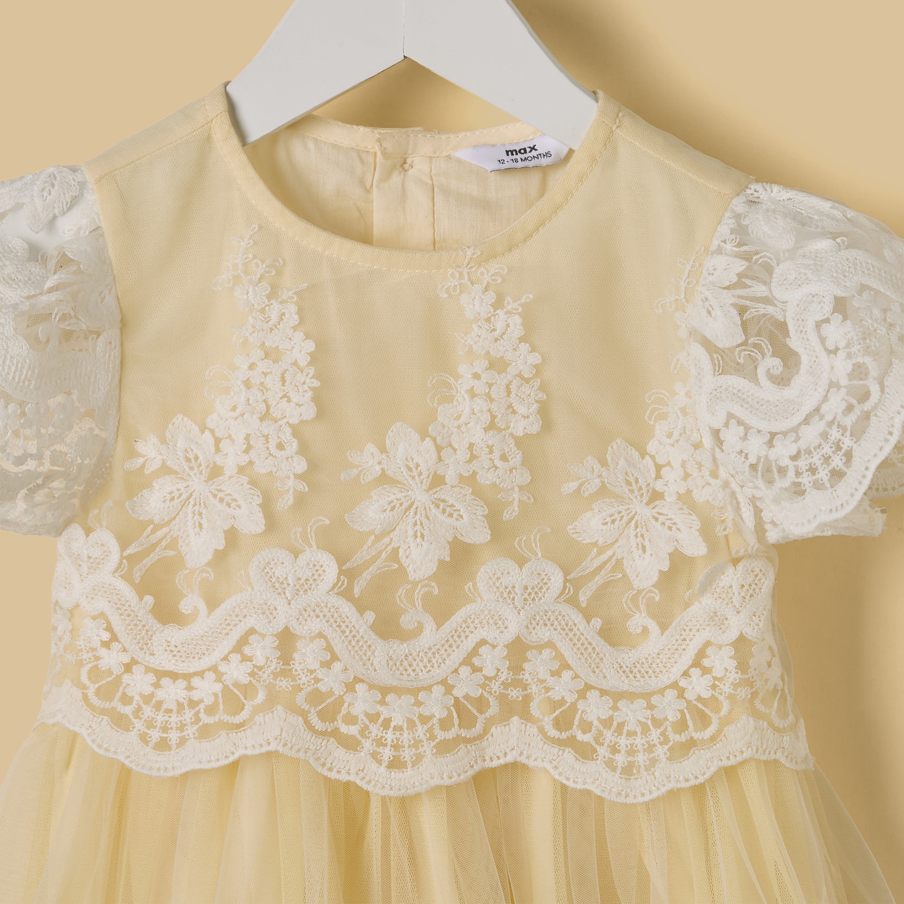 Mesh Overlay Dress with Bloomers