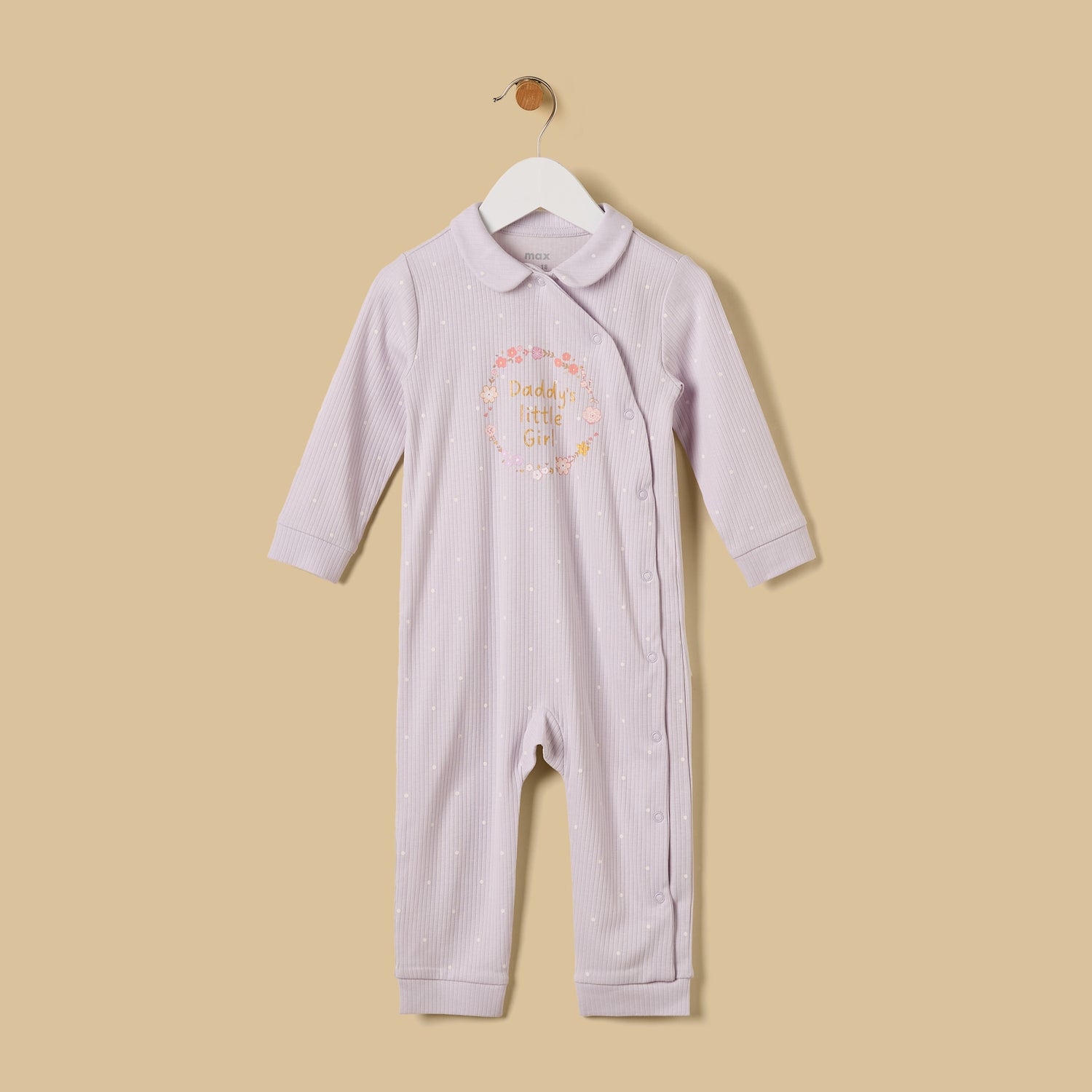 Printed Sleepsuit with Hairband