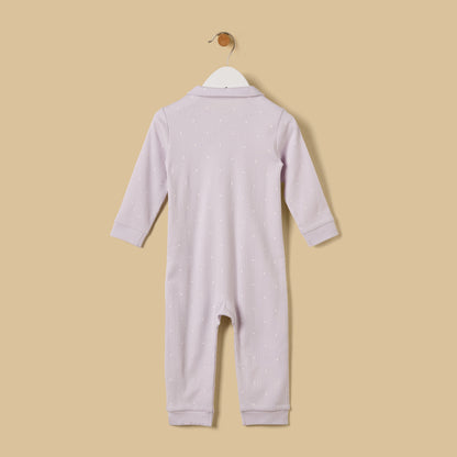 Printed Sleepsuit with Hairband