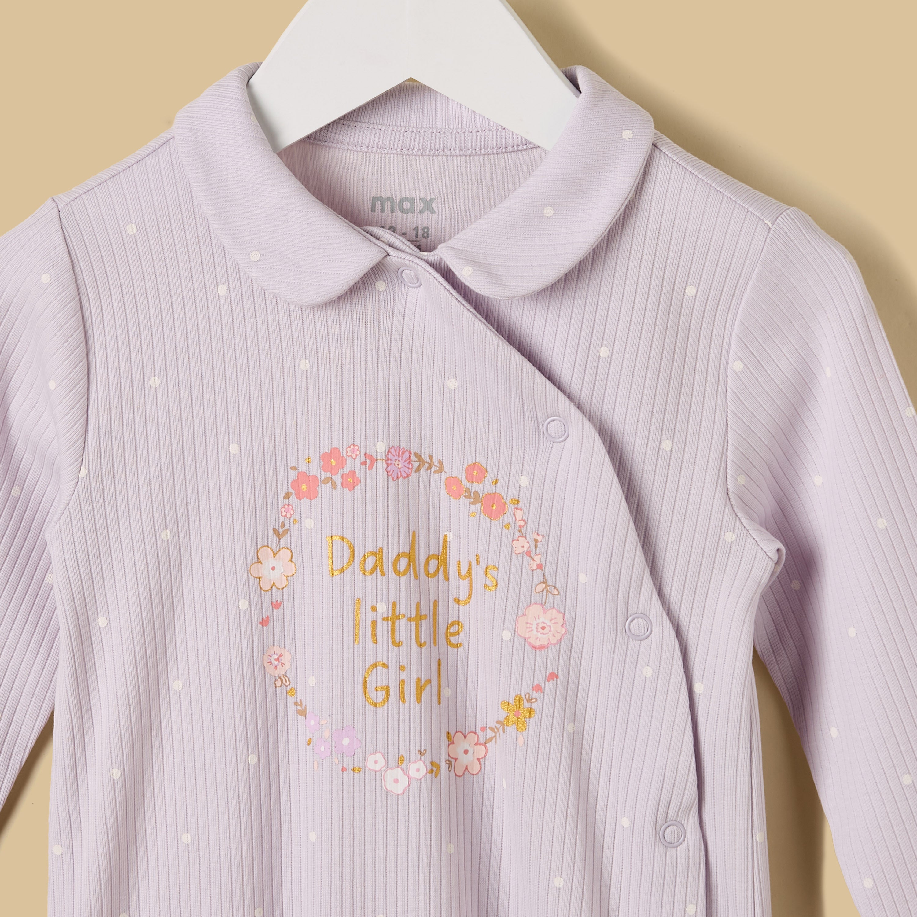 Printed Sleepsuit with Hairband