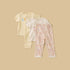 Pack of 2 - Floral Print Cotton Pyjama Set - Cream / 12-18 mths