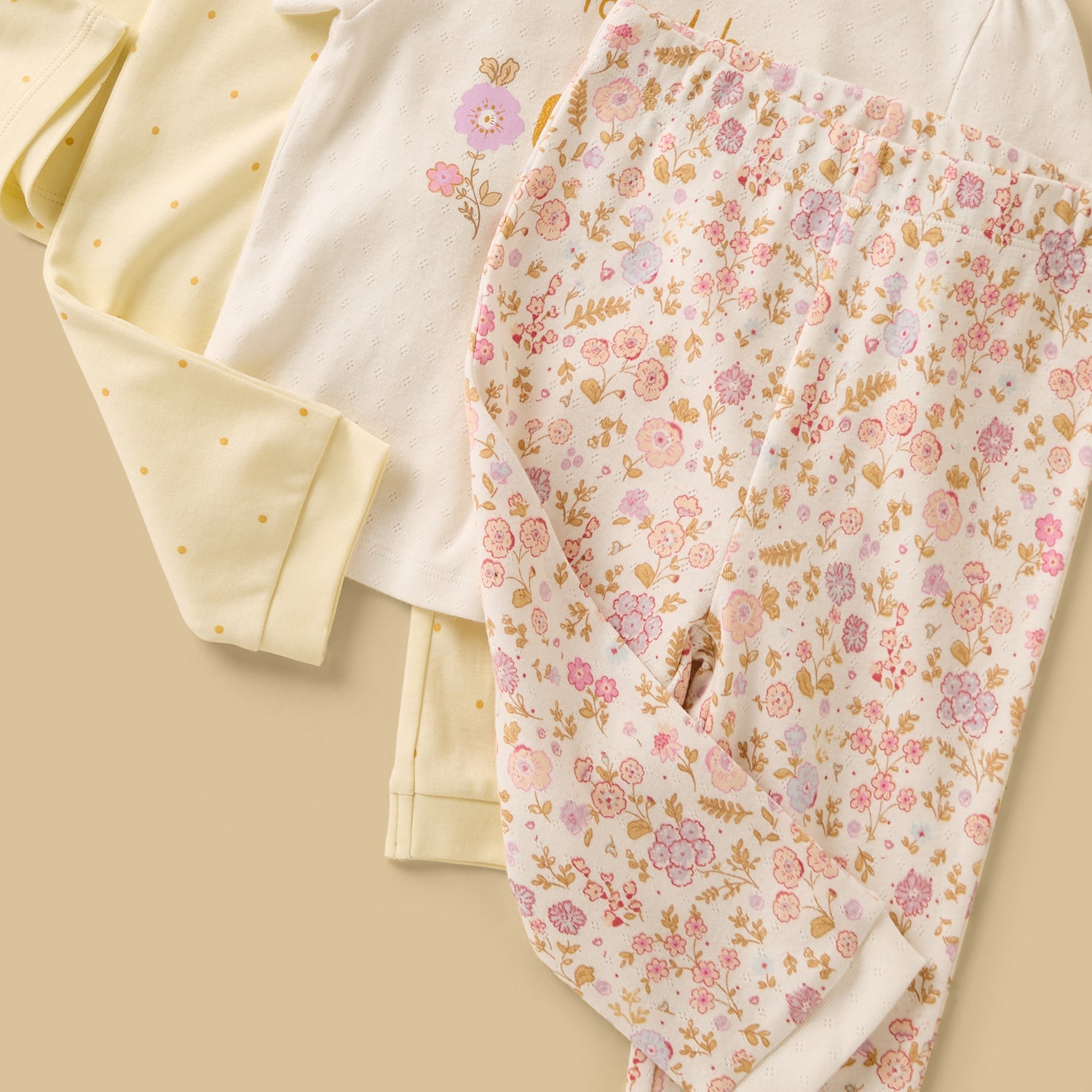 Pack of 2 - Floral Print Cotton Pyjama Set