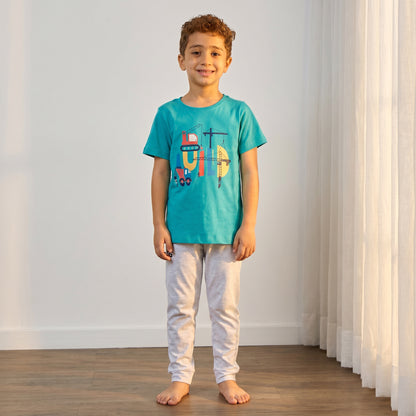 Construction Print Pyjama Set