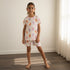 Gummy Bear Print Cotton Shorts Set - White / 2-3 yrs