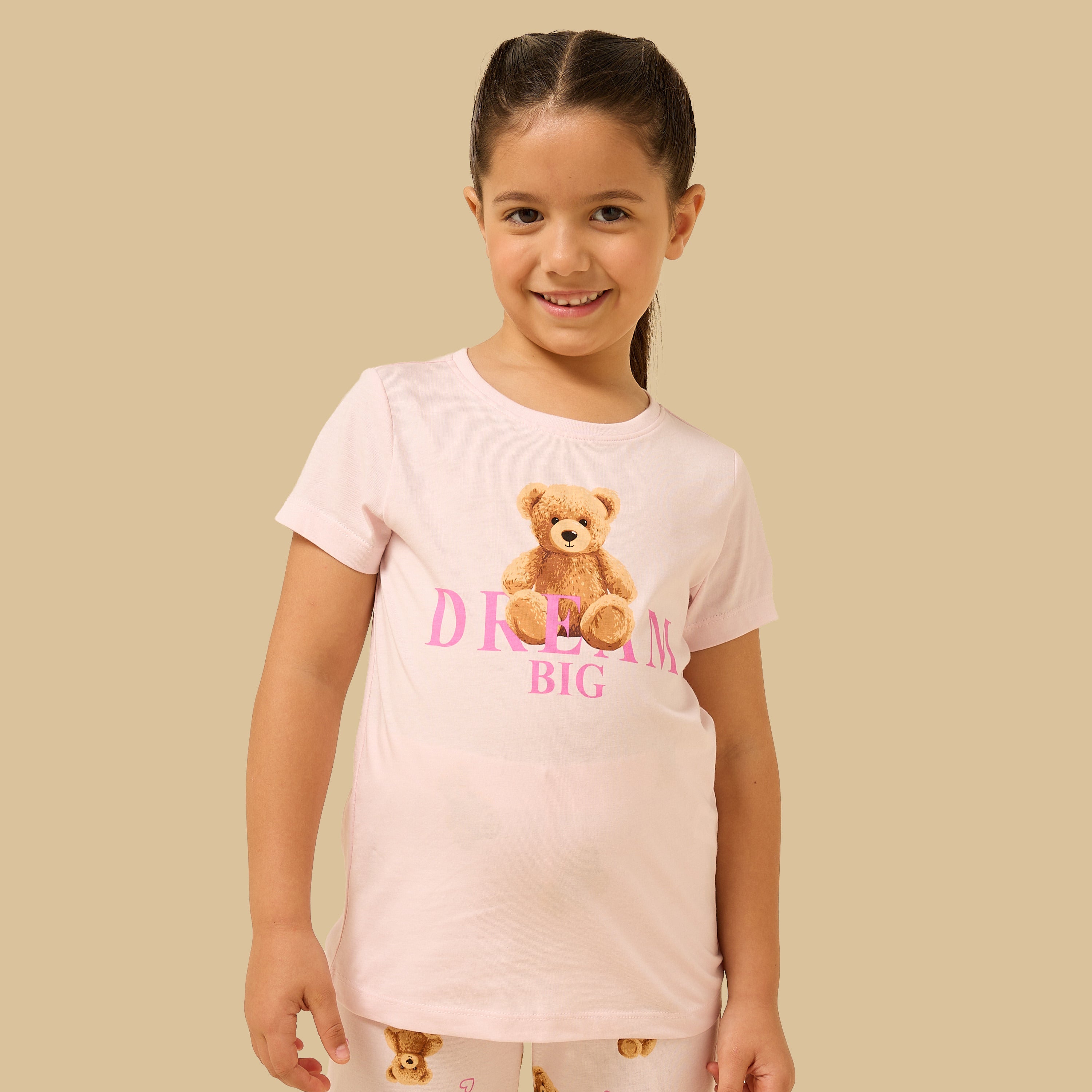 Teddy Bear Print Pyjama Set