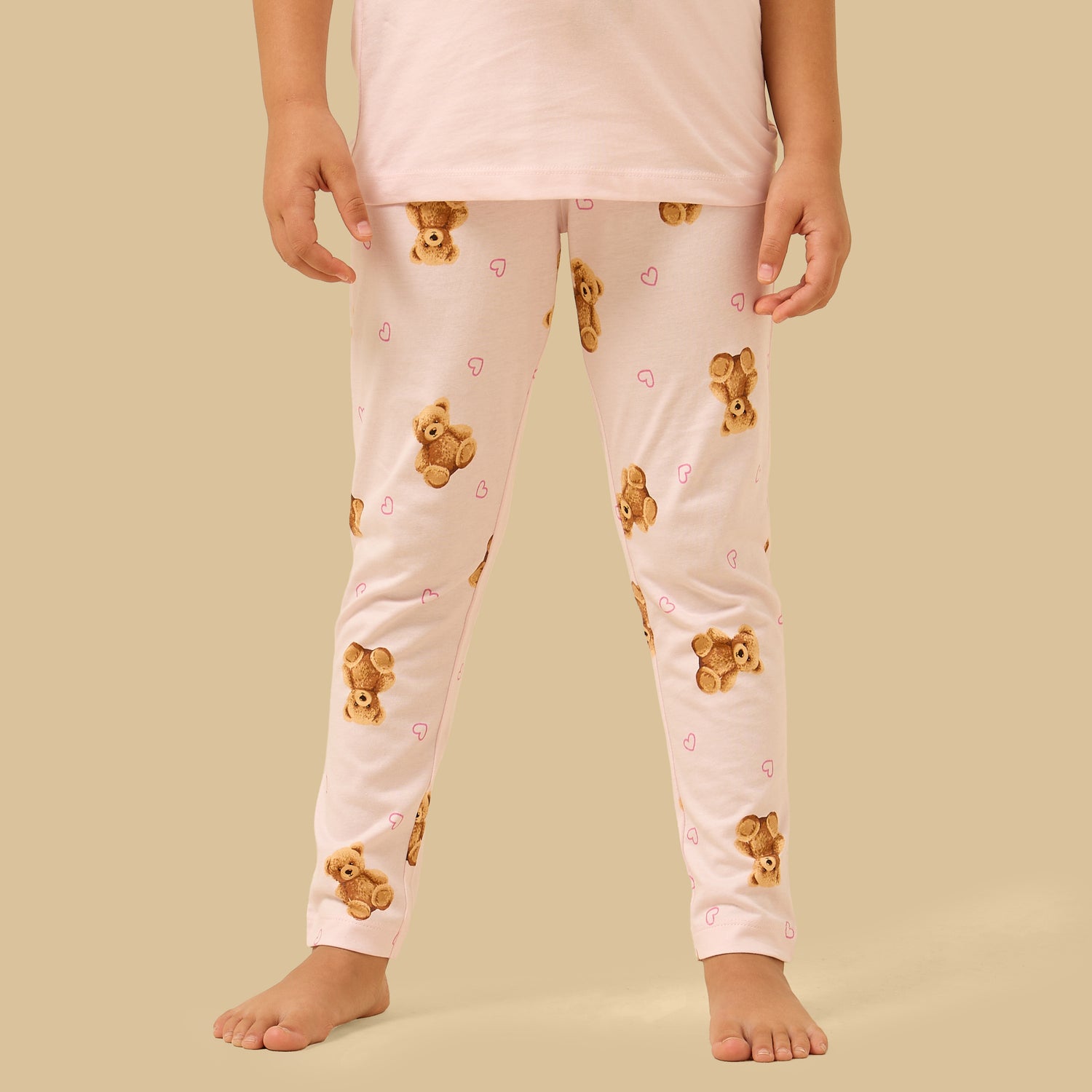 Teddy Bear Print Pyjama Set