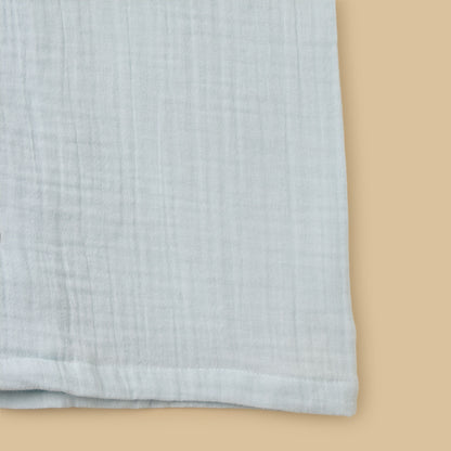 Textured Double Gauze Cotton Shorts Set