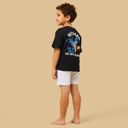 Batman Print Shorts Set