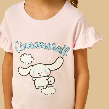 Cinnamoroll Print Shorts Set