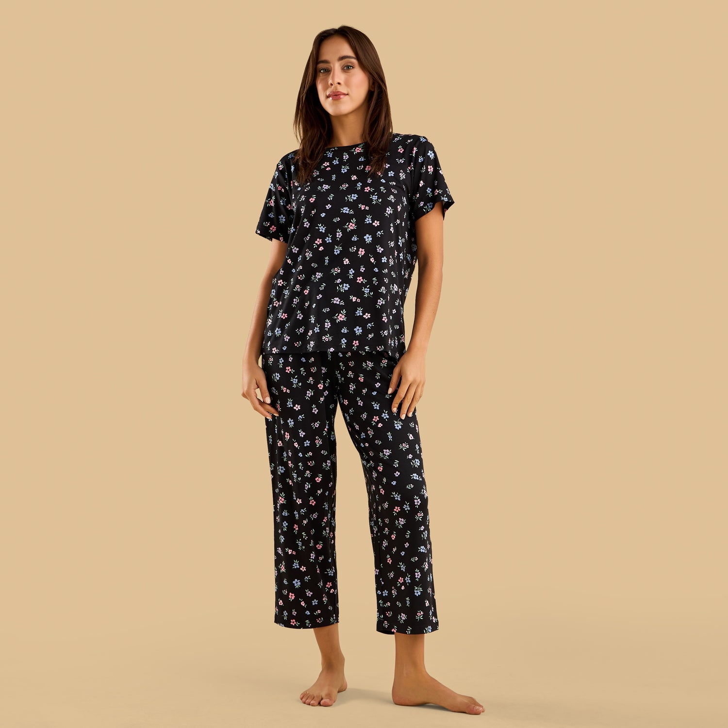 Floral Print Pyjama Set
