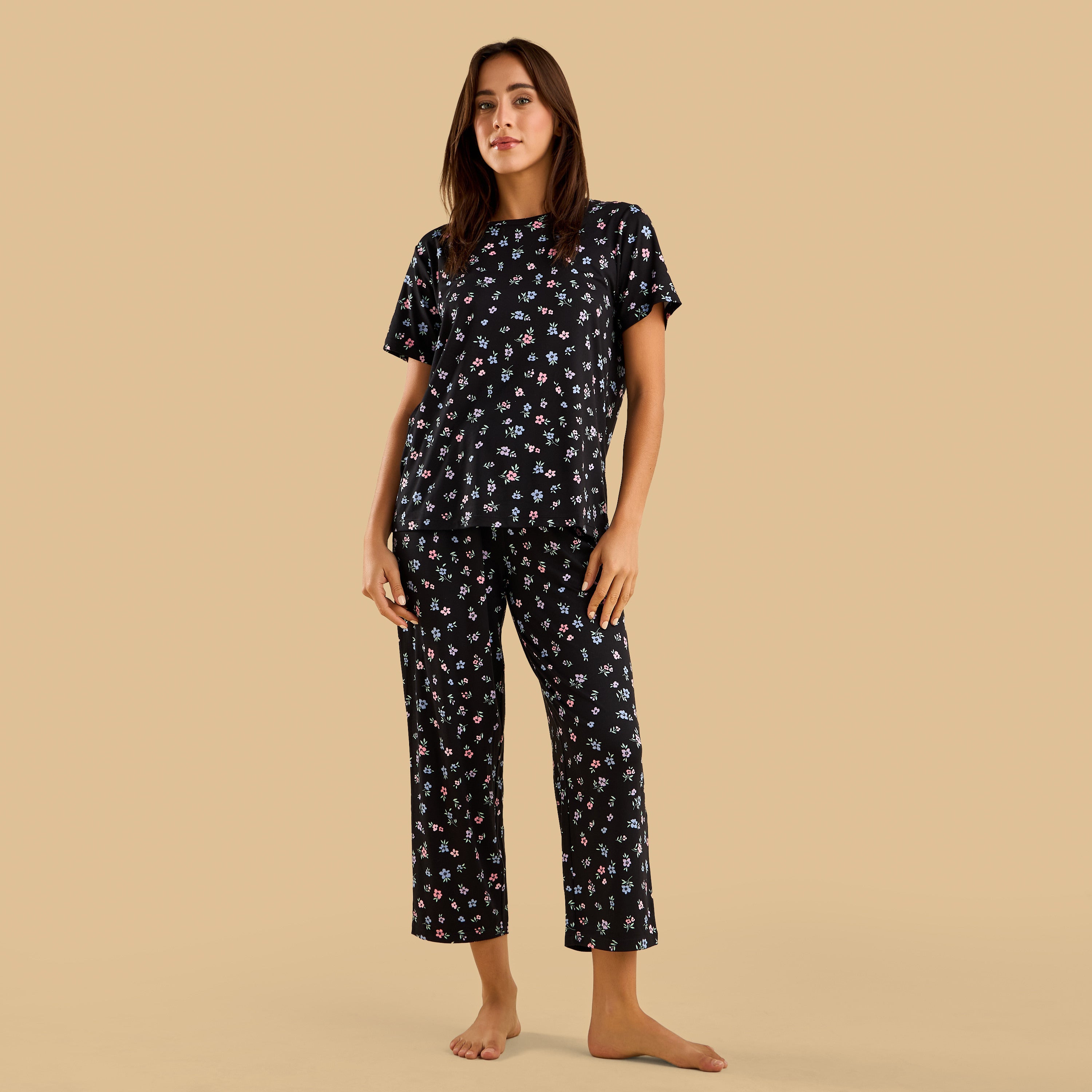 Floral Print Pyjama Set