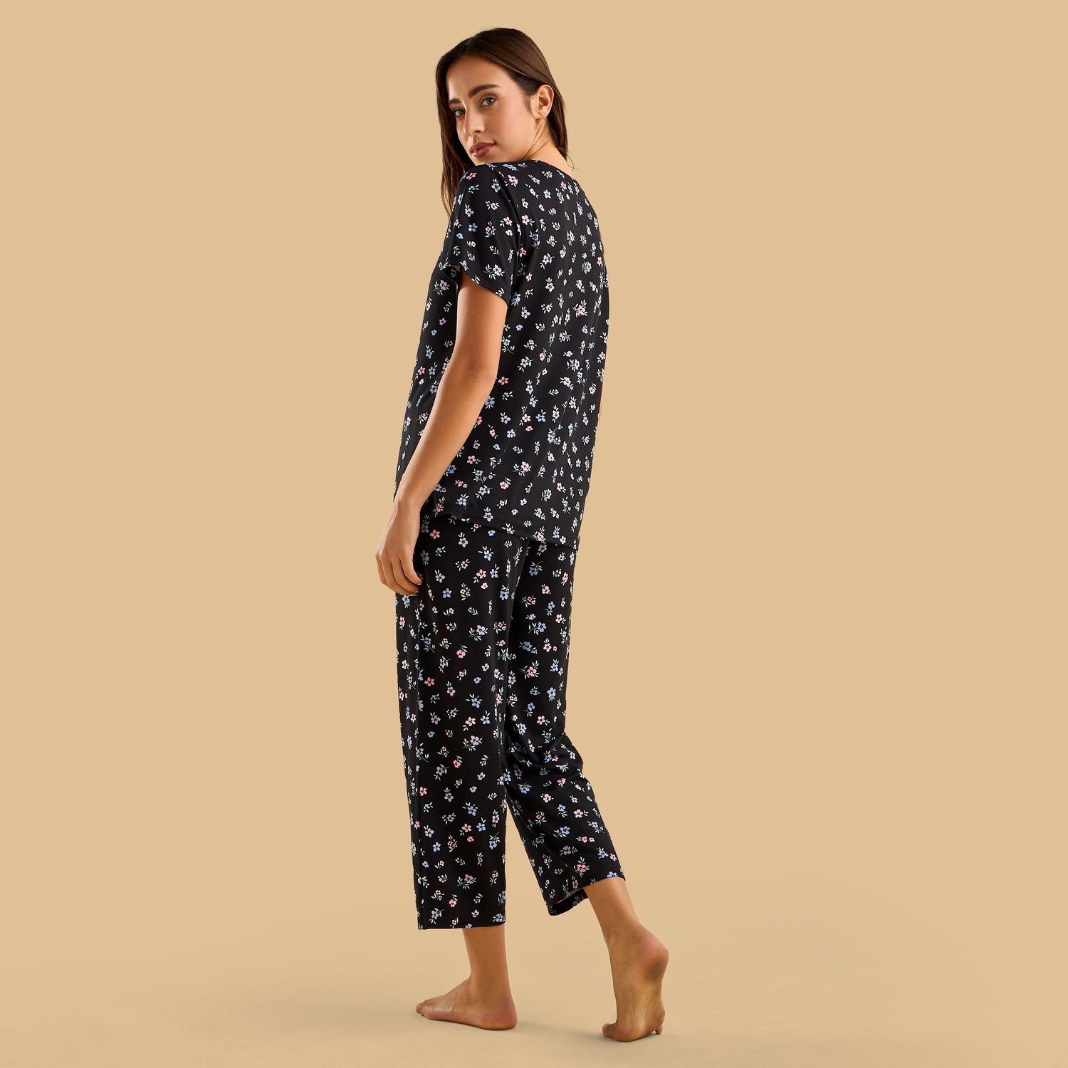 Floral Print Pyjama Set