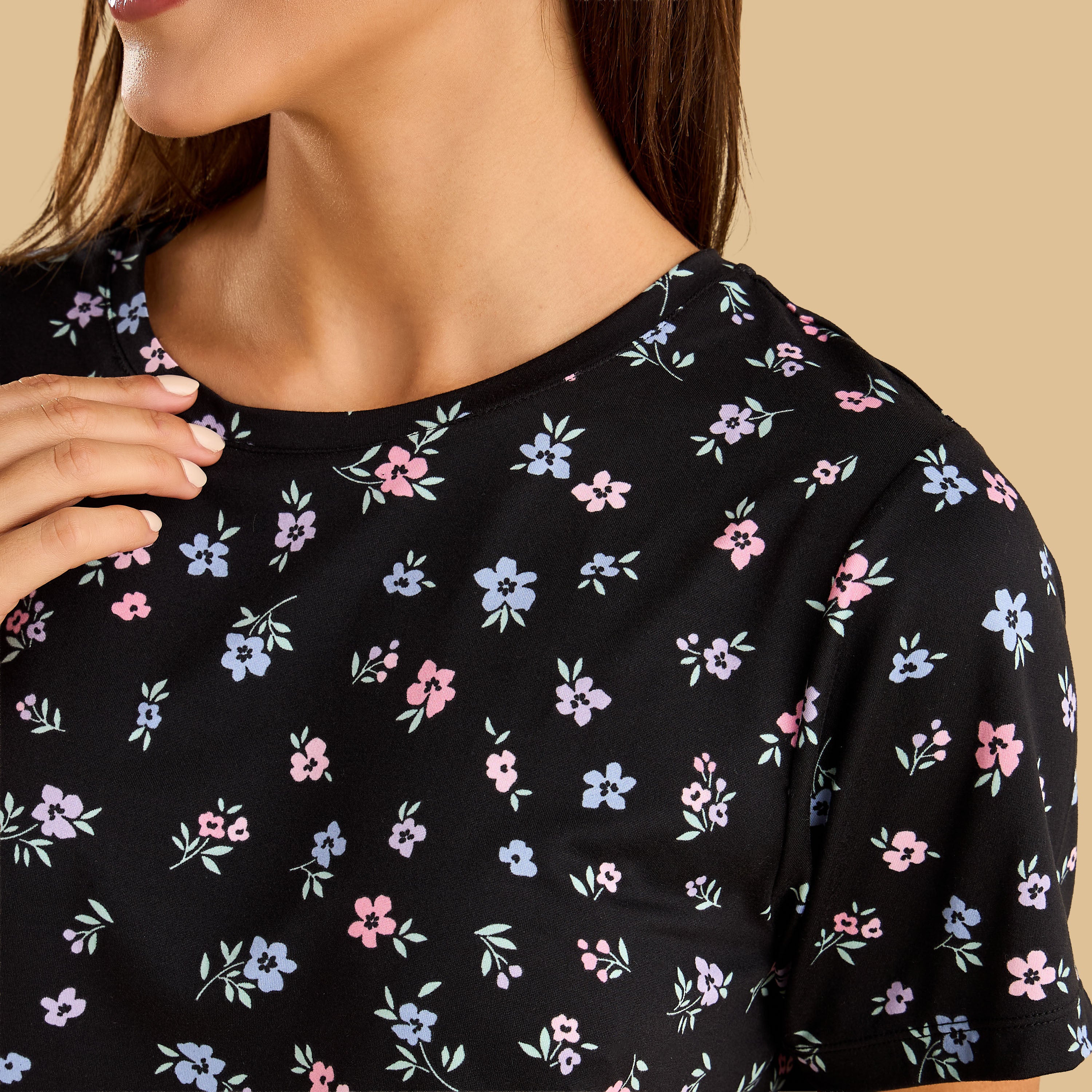 Floral Print Pyjama Set