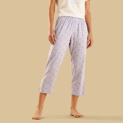 Polka Dot Print Cotton Pyjama Set