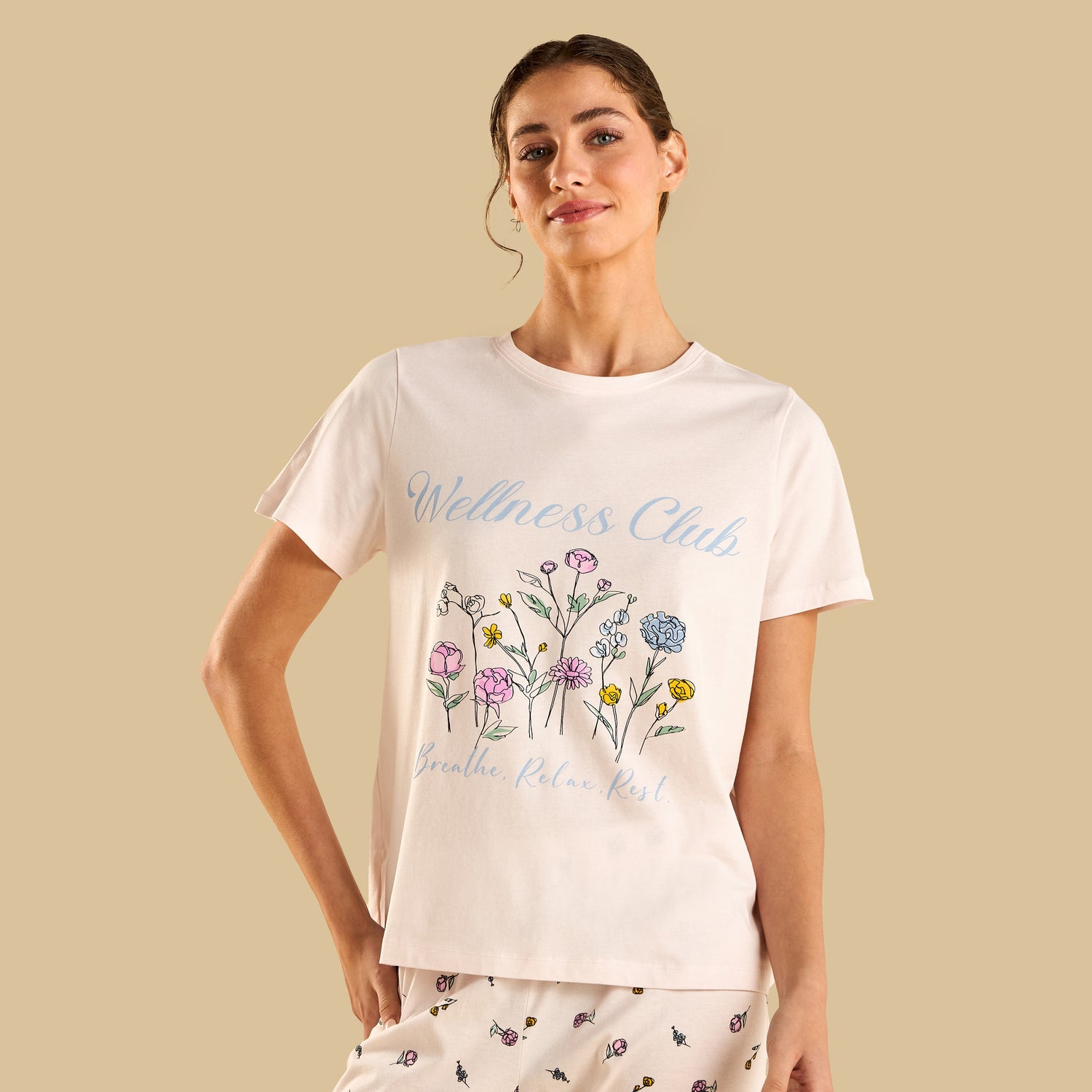 Floral Print Pyjama Set
