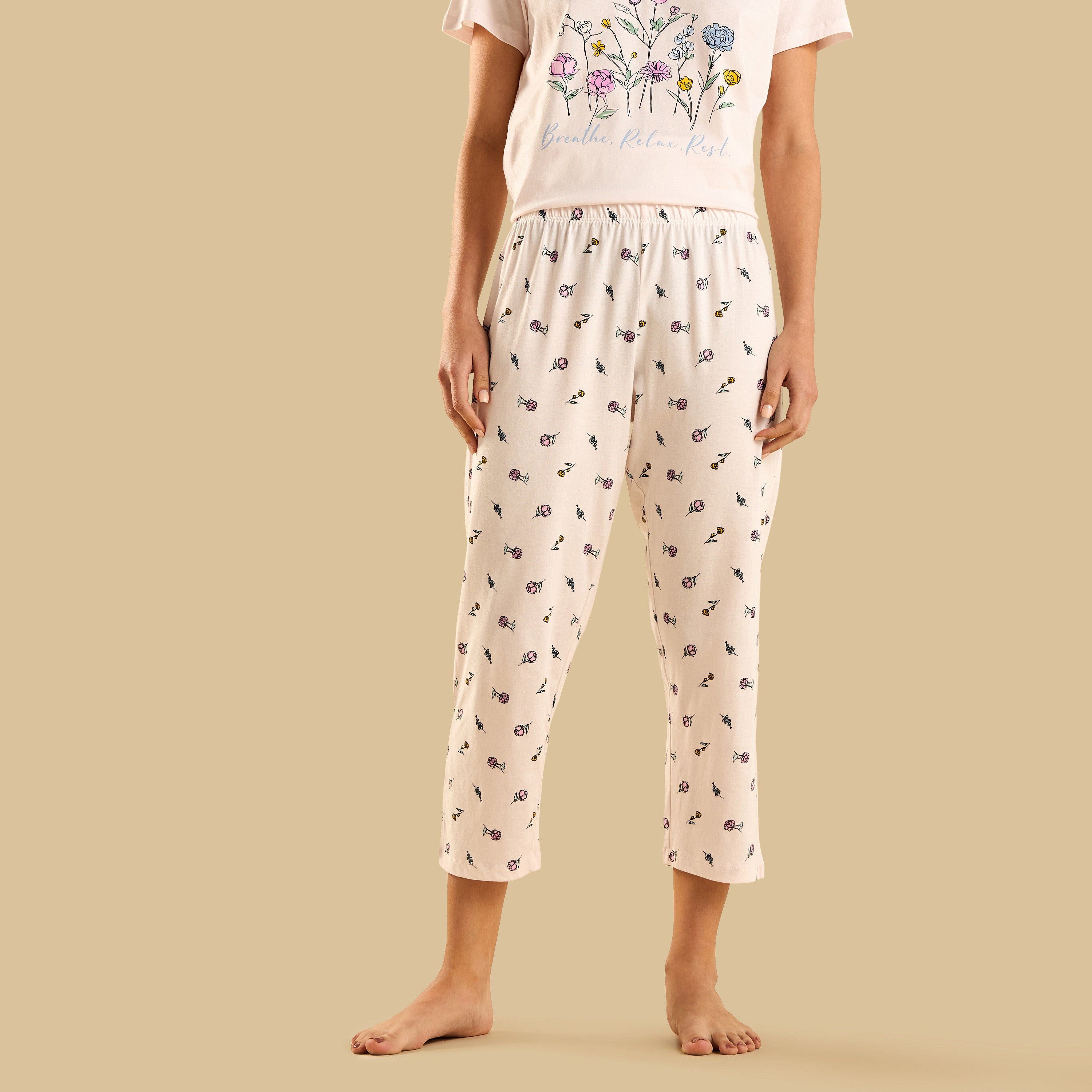 Floral Print Pyjama Set