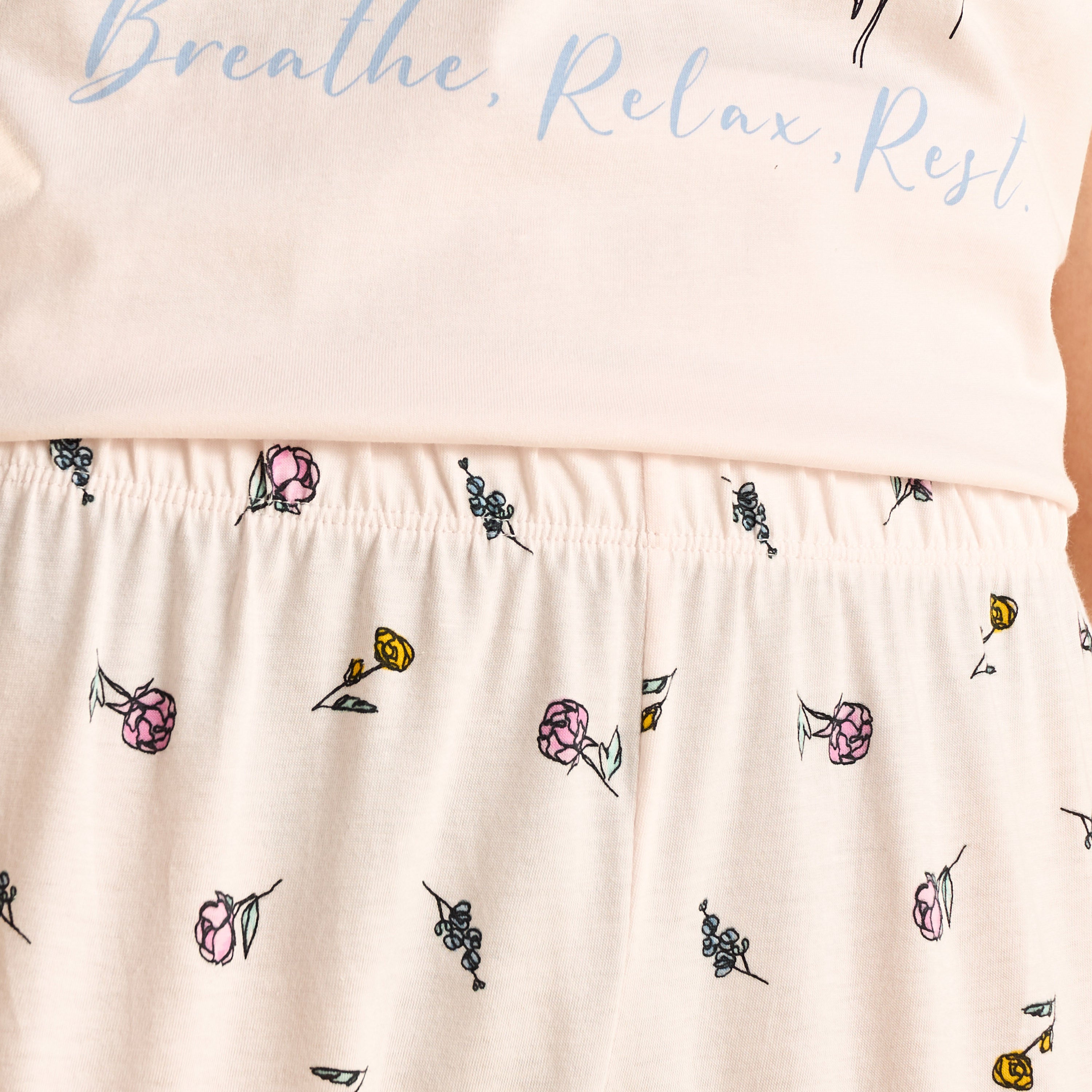 Floral Print Pyjama Set