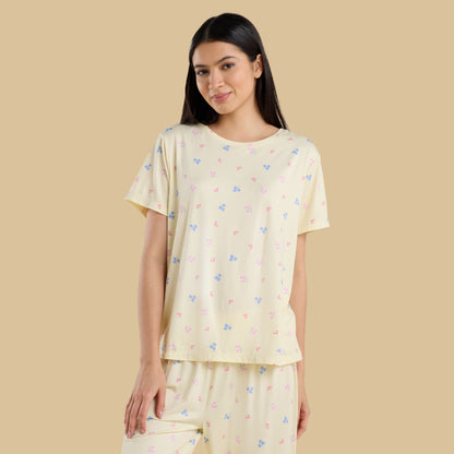 Floral Print Pyjama Set
