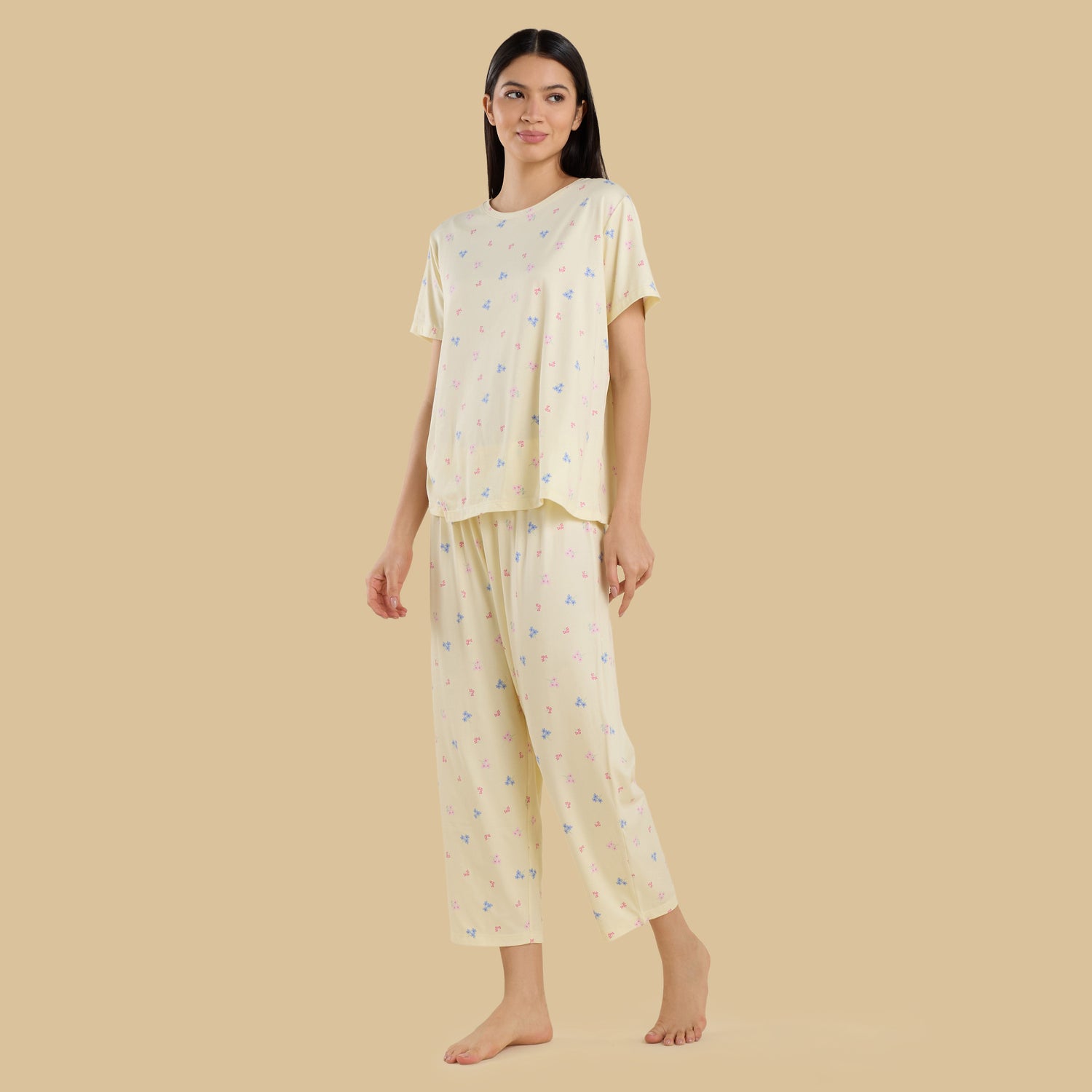 Floral Print Pyjama Set