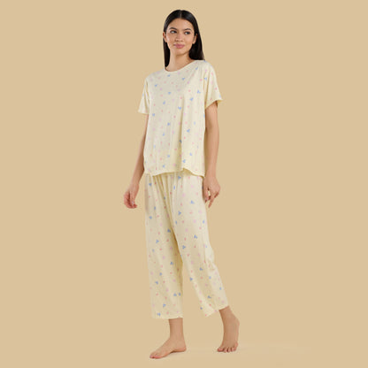Floral Print Pyjama Set
