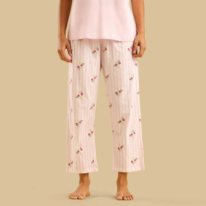 Floral Print Cotton Pyjama Set