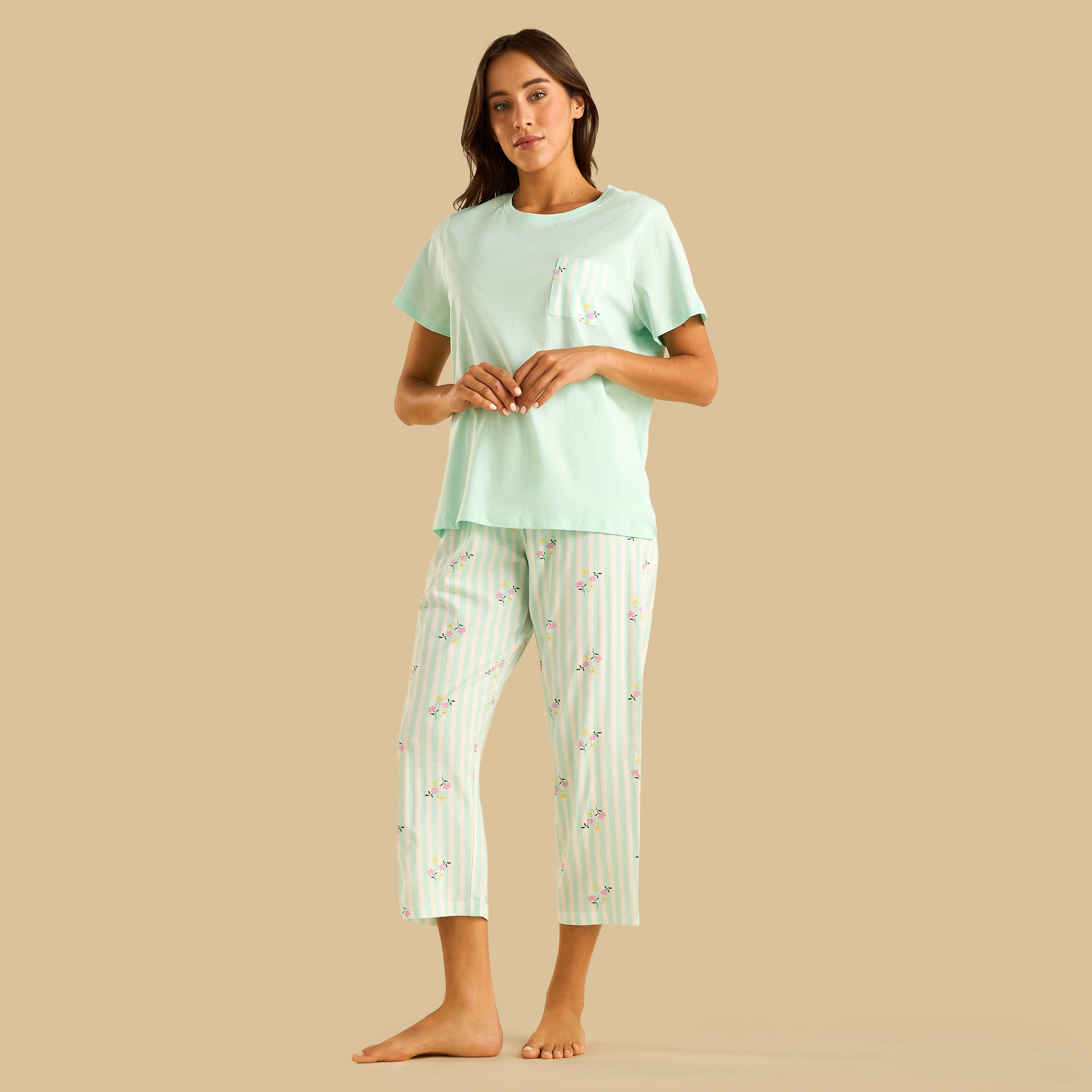 Floral Print Pyjama Set