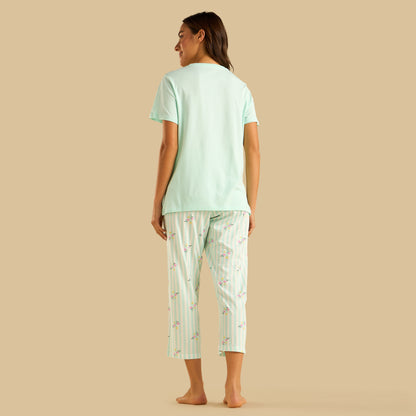 Floral Print Pyjama Set