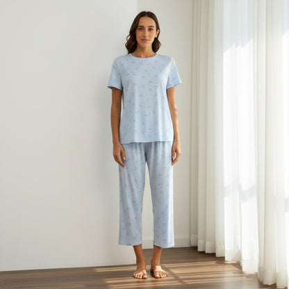 Bow Print Pyjama Set