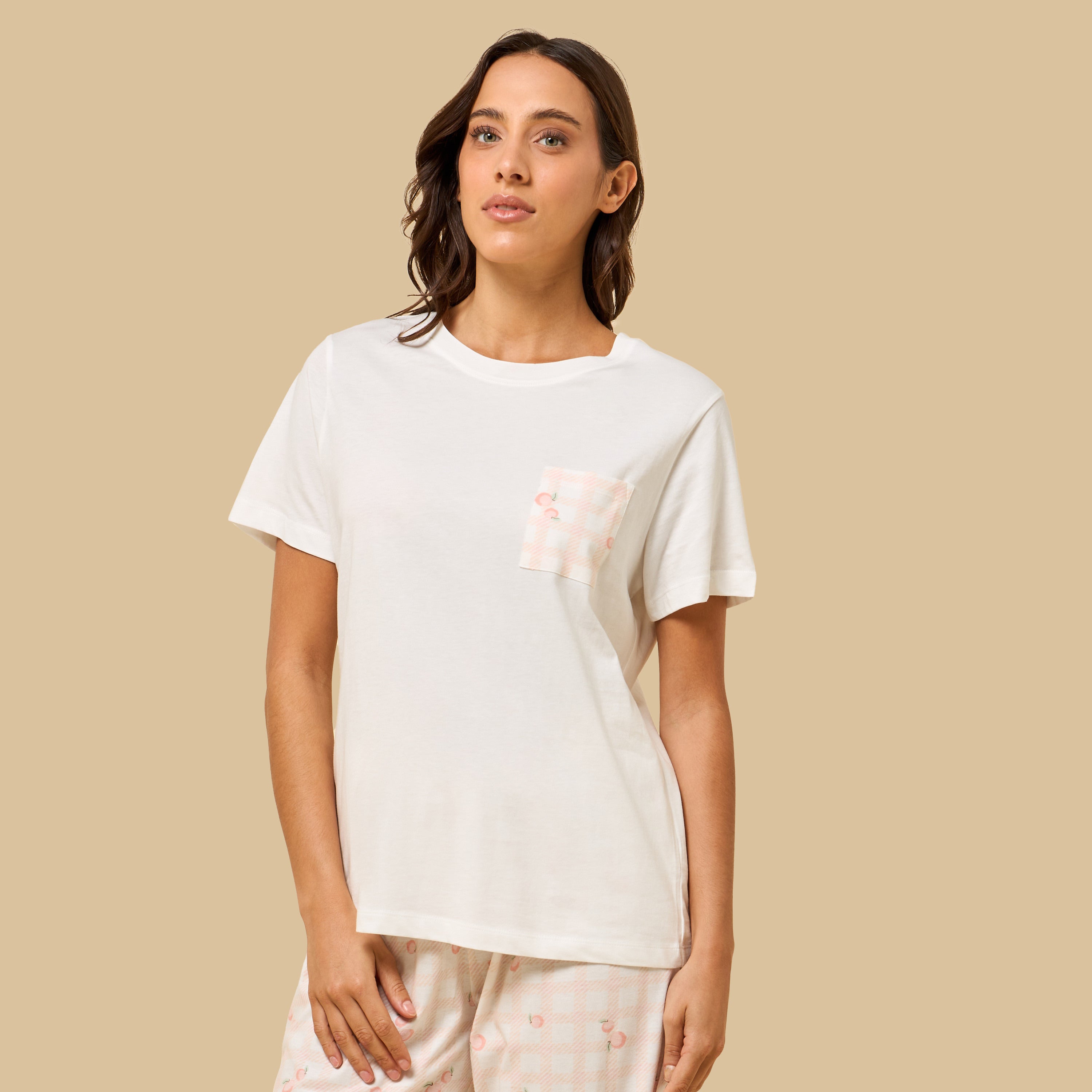 Checked Cotton Pyjama Set