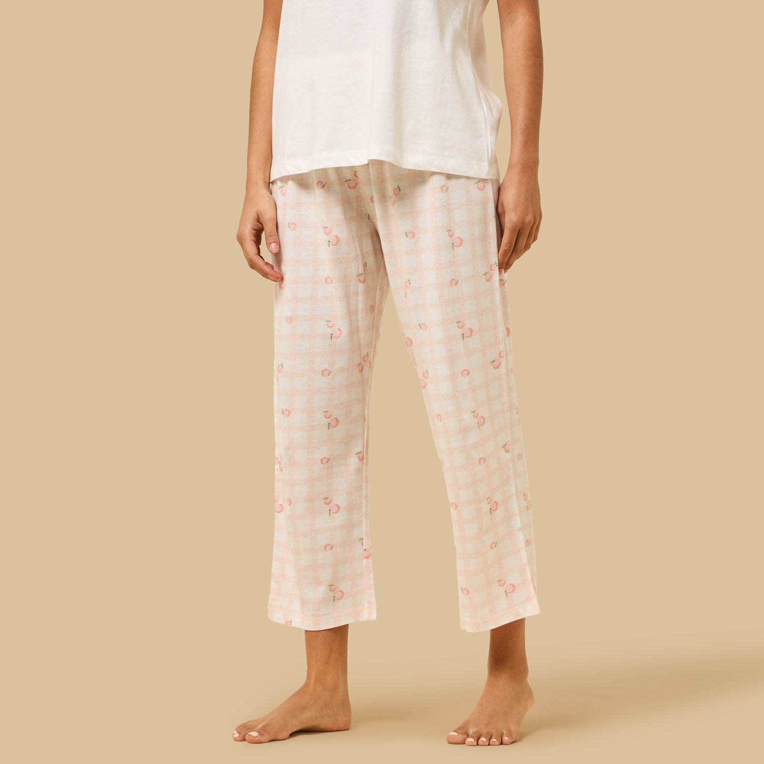 Checked Cotton Pyjama Set