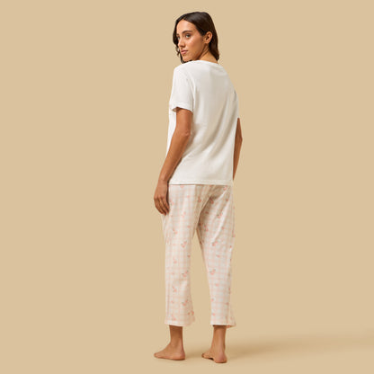 Checked Cotton Pyjama Set