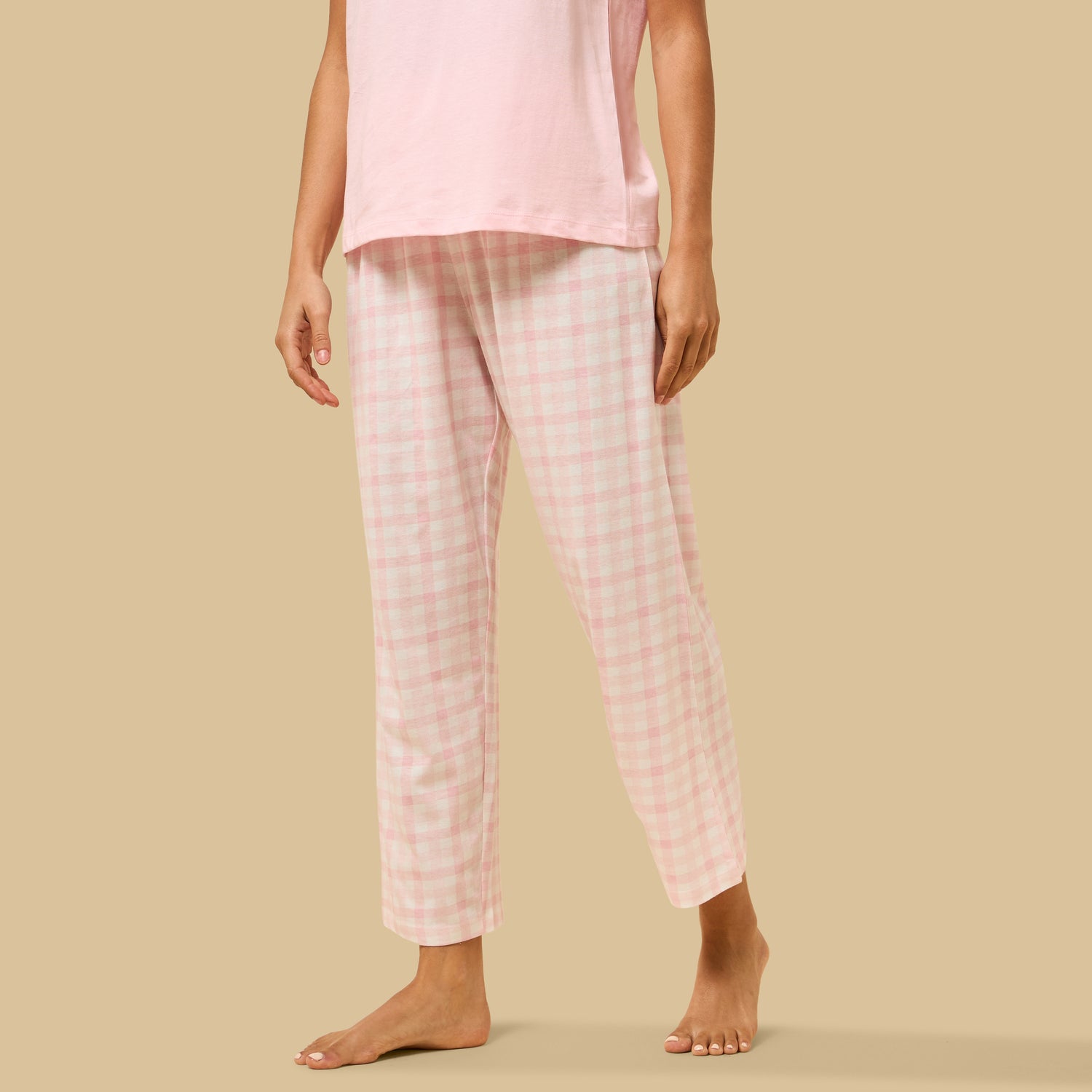 Checked Cotton Pyjama Set