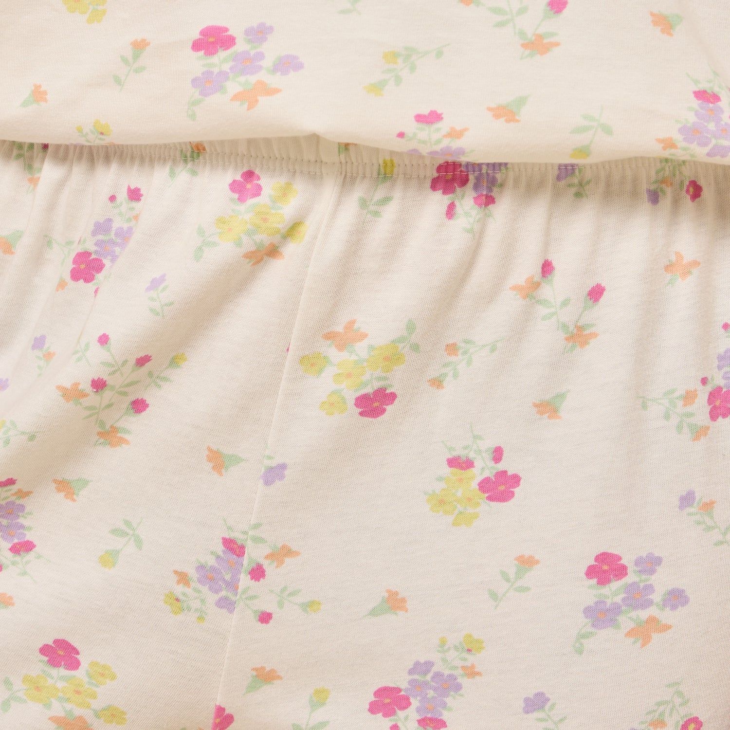 Floral Print Cotton Pyjama Set