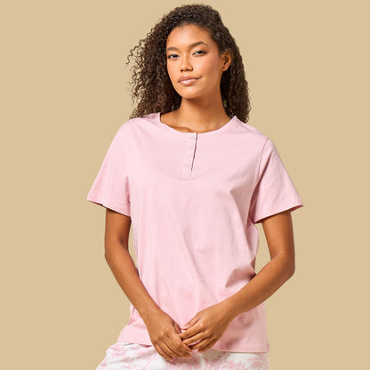 Floral Print Cotton Pyjama Set