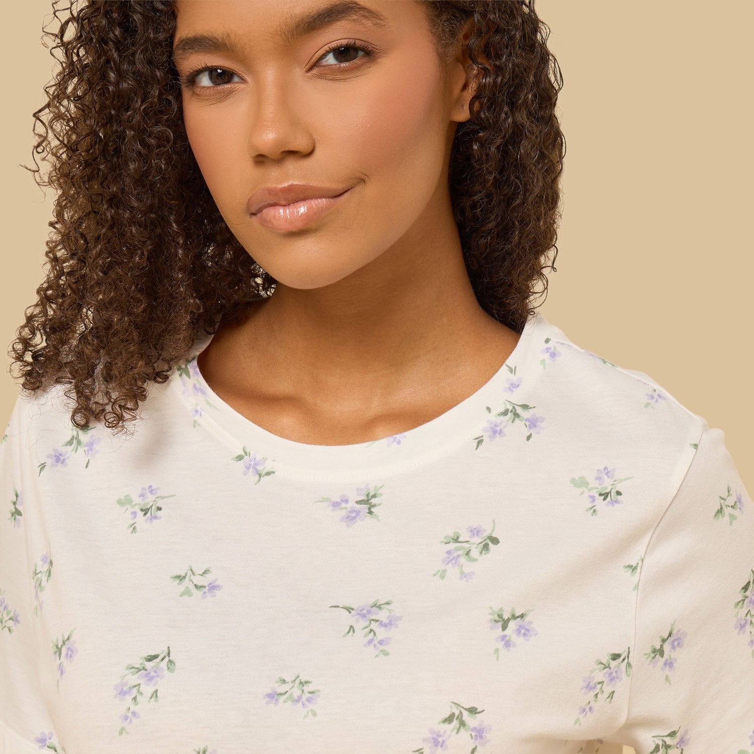 Floral Print Cotton Pyjama Set